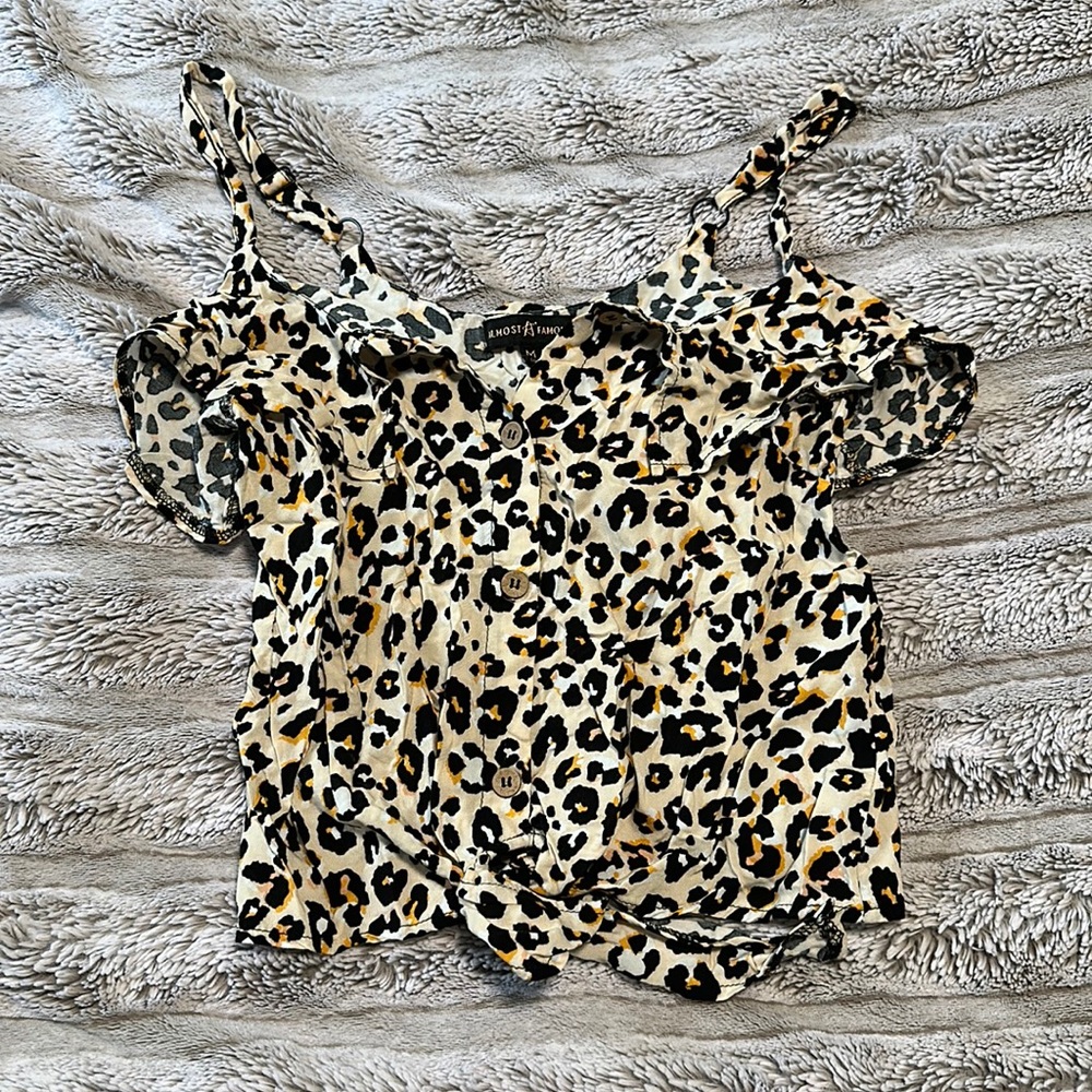 Almost Famous Leopard Print Tank